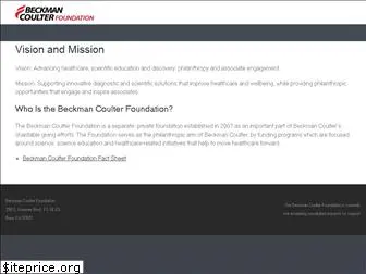 beckmancoulterfoundation.org