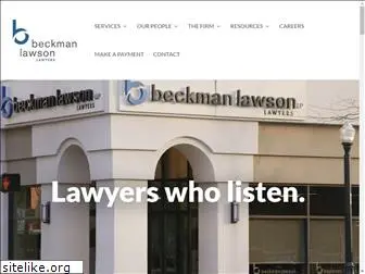 beckmanlawson.com