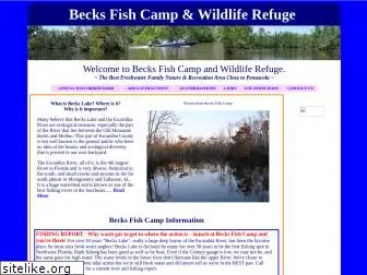 beckslakefishcamp.com