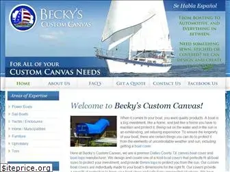 beckyscustomcanvas.com