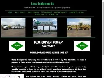 becoequipment.com