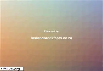 bedandbreakfasts.co.za