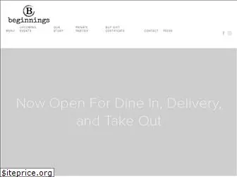beginningsrestaurant.com
