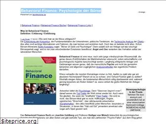 behavioralfinance.de