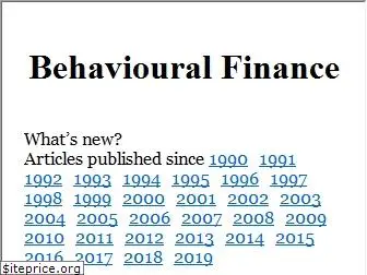 behaviouralfinance.net