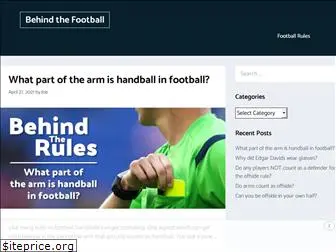 behindthefootball.com