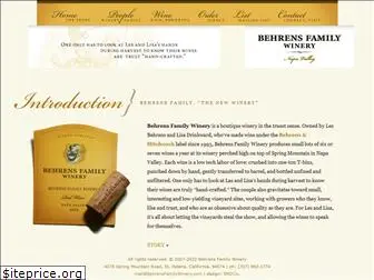 behrensfamilywinery.com