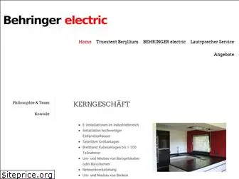 behringer-electric.de