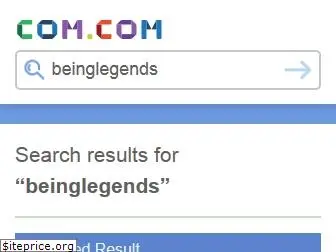 beinglegends.com.com