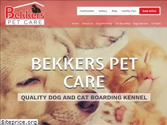 bekkerspetcare.com