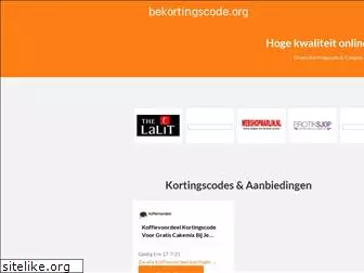 bekortingscode.org