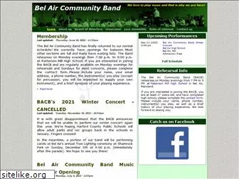 belaircommunityband.org