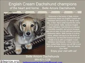 belleamoredachshunds.com