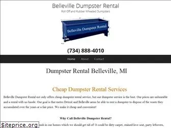 bellevilledumpsterrental.com