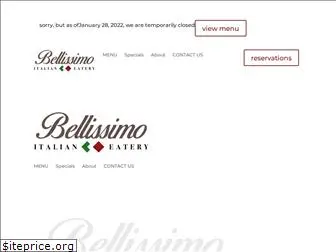 bellissimoitalianeatery.com