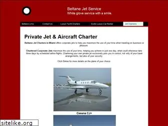 beltanejetcharters.com