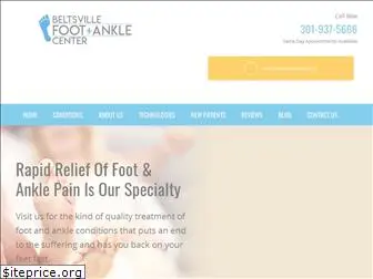 beltsvillefootcare.com