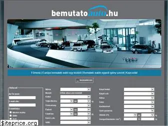 bemutatoauto.hu