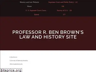 benbrownshistoryandlaw.com