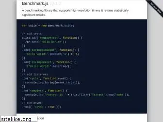 benchmarkjs.com