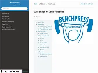 benchpress.readthedocs.org