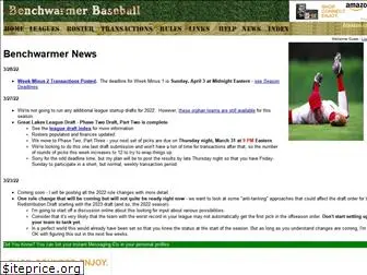 benchwarmerbaseball.net