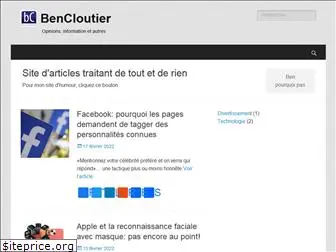 bencloutier.com