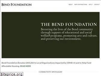 bendfoundation.org