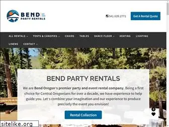 bendpartyrentals.com