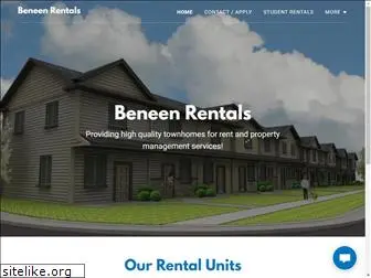 beneenrentals.com