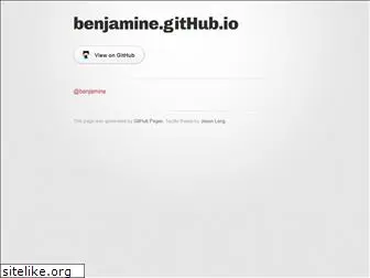 benjamine.github.io