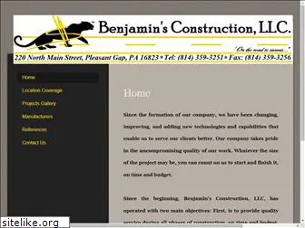 benjaminsconstruction.com