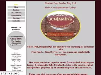 benjaminsrestaurant.com