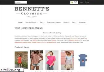 bennettsclothing.com