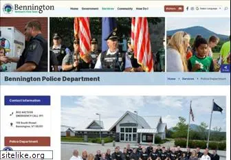 benningtonpolice.com
