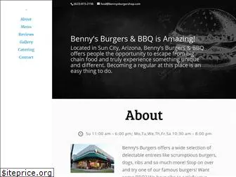 bennysburgershop.com