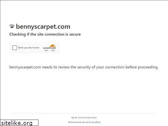 bennyscarpet.com