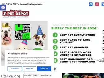 bennyspetdepot.com