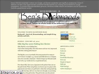 bensbackwoods.blogspot.com