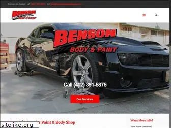 bensonbodyandpaint.com