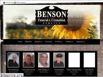 bensonfuneralservices.com