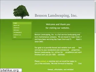 bensonlandscaping.com