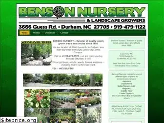 bensonnursery.com