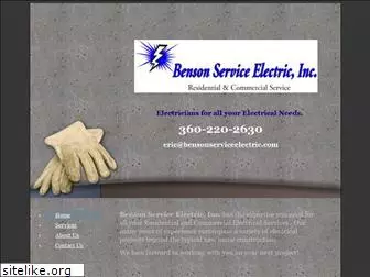 bensonserviceelectric.com