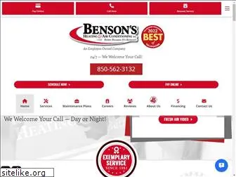 bensonshvac.com