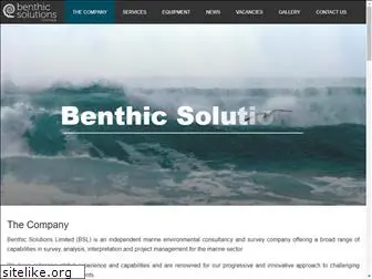 benthicsolutions.com