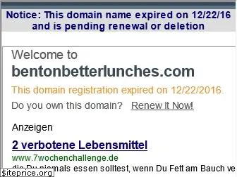 bentonbetterlunches.com