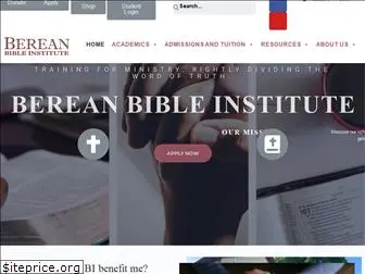 bereanbibleinstitute.org