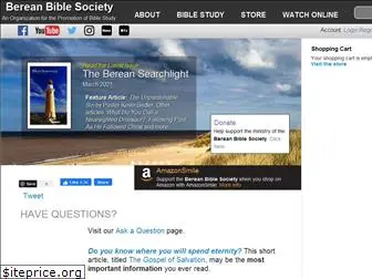 bereanbiblesociety.org