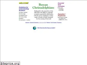 bereanchristadelphian.com